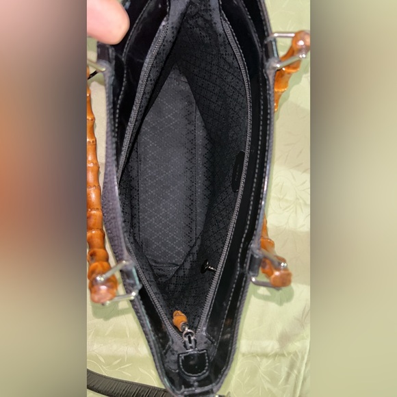 Gucci Bamboo Black Nylon Satchel with Strap. Discount in private - Picture 9 of 16